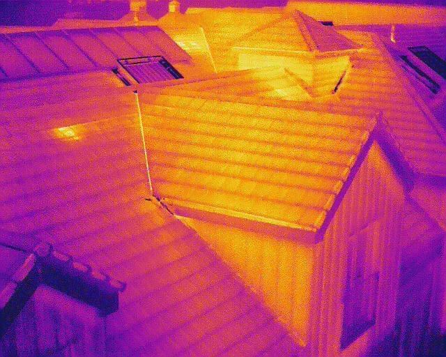 Thermal Imaging Roof Survey Image Dudley